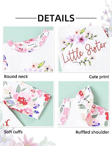 Rcpatern Newborn Baby Girl Clothes Letter Print Romper Jumpsuits 4Pcs Clothing Set Cute Infant Outfit Newborn #TOP4