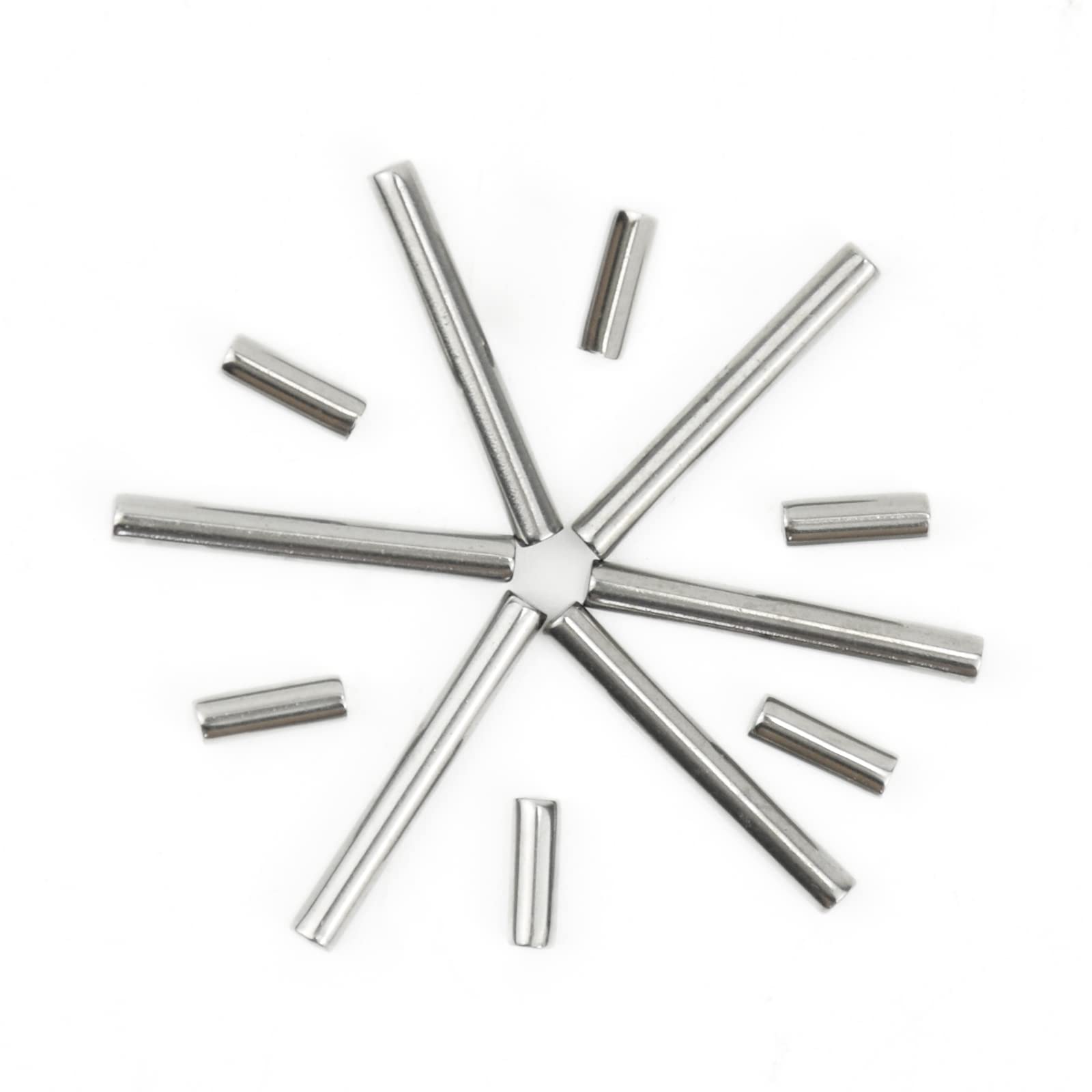 BIGP 300 Pezzi Spina Centraggio, M2 M3 M4 Cilindrica Perno Supporto in acciaio inox 304 per porte, finestre, prodotti in legno, letti matrimoniali, scaffali