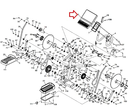 Image of Icon Health & Fitness, Inc. Display Console Assembly 418127 Works W PFEL014200 PFEL01420-INT0 Treadmill