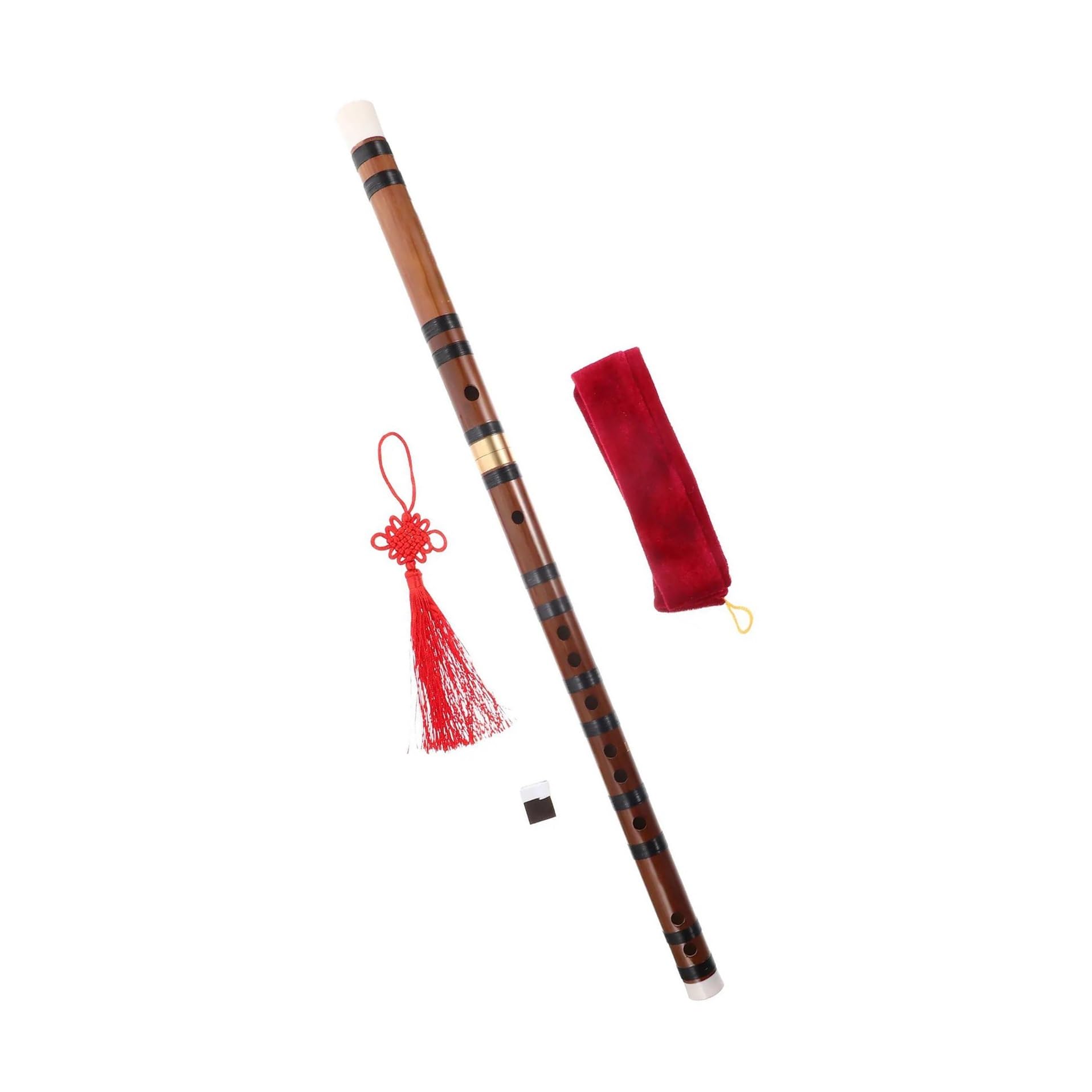 Flauta De Bambú Instrumento Adecuado Para Principiantes Portátil Ligero De Tono Suave Flauta Un Instrumento De Viento De Madera