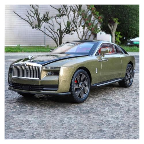 Modelo de coche Rolls Royce Spectre escala 1:24 marrón miniatura 2