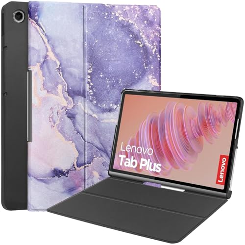 Qinda Cover for Lenovo Tab Plus 11.5 inch Case Cover, Smart PU Leather Flip Case Cover for Lenovo Tab Plus 11.5 inch, Marble Purple (B0D9S816JG) Amazon Price History, Amazon Price Tracker