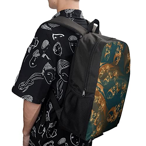 Sac à dos imprimé en 3D étanche avec compartiment blindé pour PC 17 pouces
