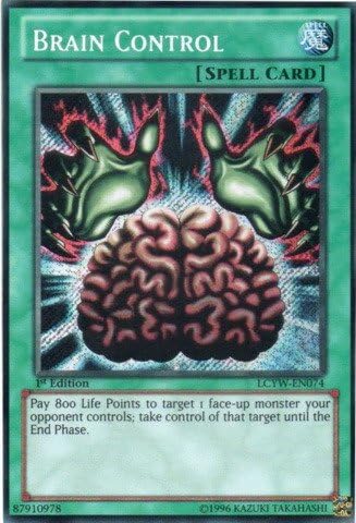 YU-GI-OH! - Brain Control (LCYW-EN074) - Legendary Collection 3: Yugi's World - Unlimited Edition - Secret Rare