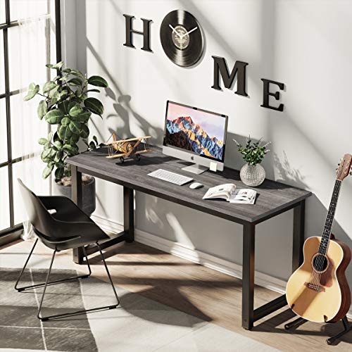 image for Homemaxs Computer Desk, 47-inch Spacious Computer Table for Home Offic
