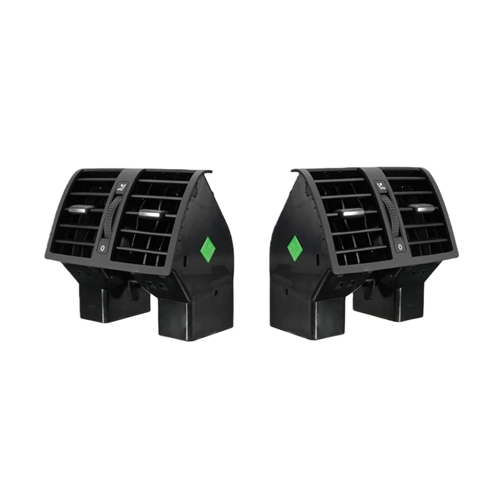 Xiehylup 2Pcs 1Td819203 Car Air Conditioning Rear Air Vent Compatible With Vw Touran Caddy 2004-2015 Air Conditioning A/C Air Vent Outlet(2Pcs)