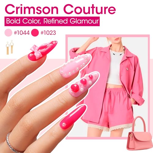 Set de esmaltes de gel Gellen 6 colores Velvet Rose miniatura 3