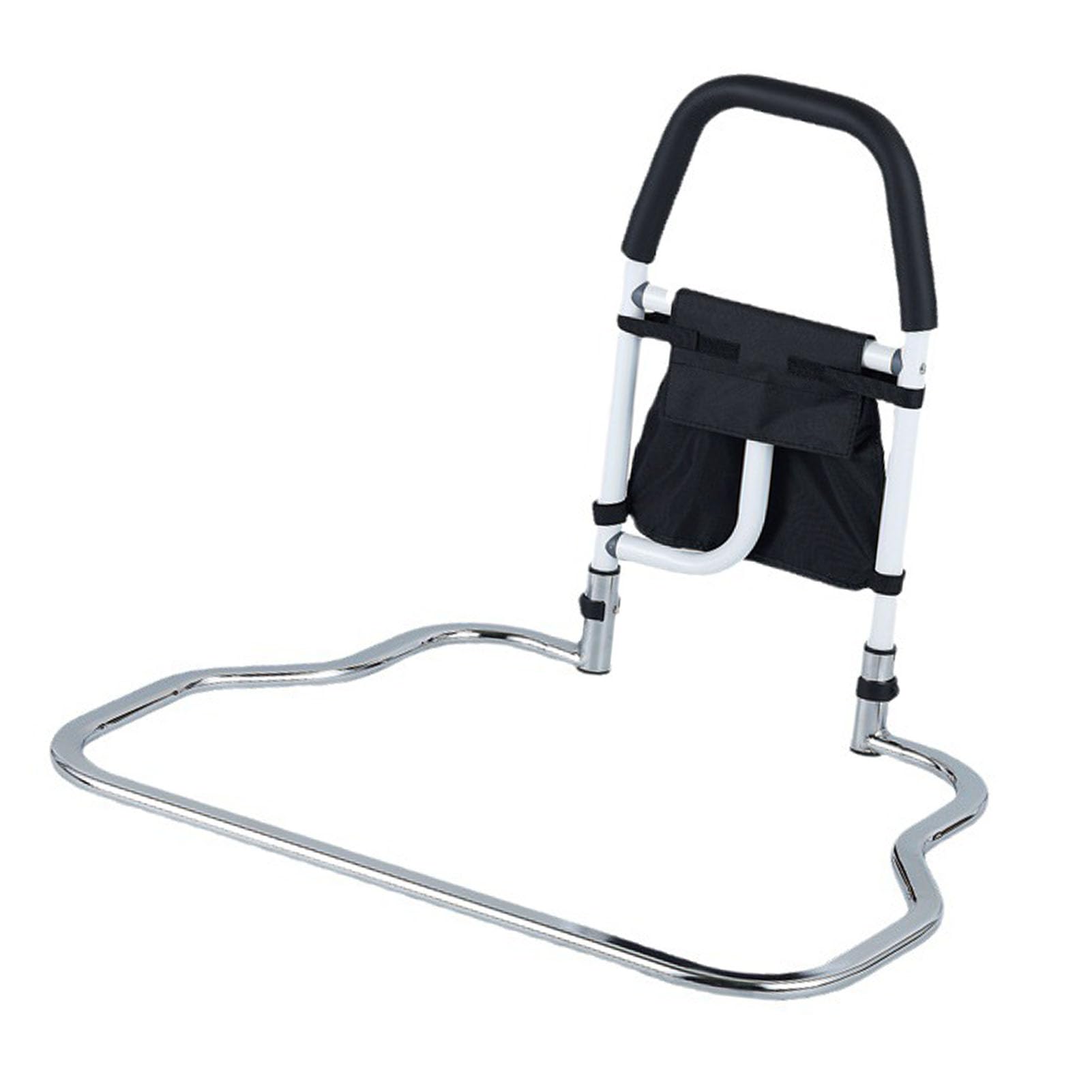 Barandilla de Cama, Barra de Asistencia de Cama de Aleación de Aluminio Fuerte Plegable para Adultos Mayores, Soporte Portátil para Uso Doméstico