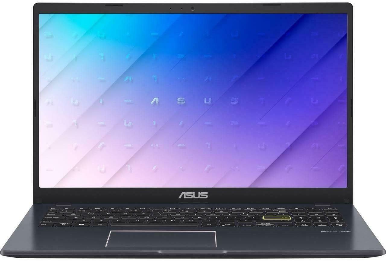 ASUSE510 Ultra Thin and Light 15.6" HD Laptop, Intel Celeron N4020, 4GB RAM, 256GB PCle SSD, 180° Hinge, Windows 10 Home, Star Black