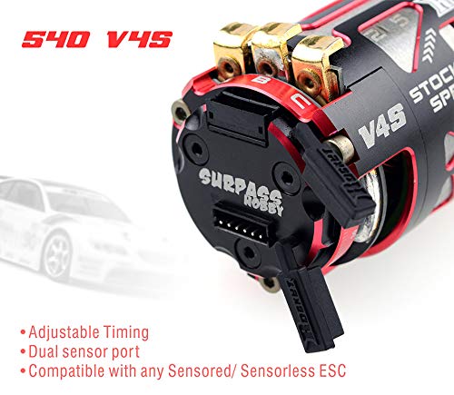 VRX Moteur de Compétition 550 6T 2400KV Rocket Brushless sans Balais