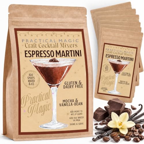 Practical Magic Espresso Martinis with Mocha & Vanilla Bean Craft