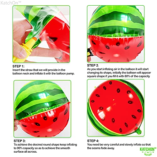 KatchOn Watermelon Balloons for Watermelon Party Decorations 22 Inch by KatchOn - Used condition - Image 5