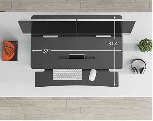 G-Pack Pro Electric Standing Desk Converter With Dual Computer Monitor, Stand Up Desk Riser For Office And Home Support Workstation (37 "Xl) #TOP7