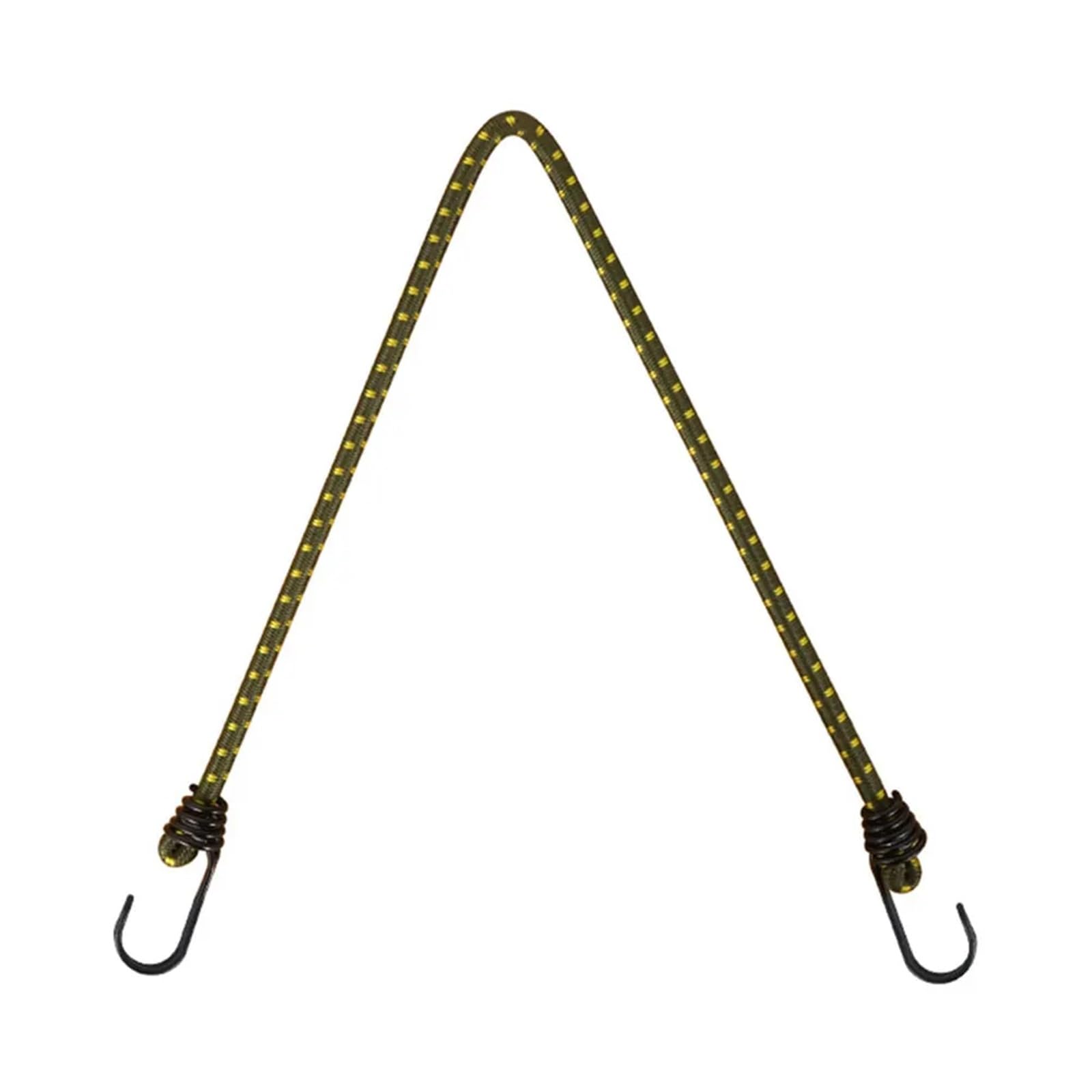 Outdoor Tie Down Rope, Bungee Cords With Hooks Multicolor Outdoor Elastic Camping Tent Luggage Straps 1pcs 60cm(Color3)