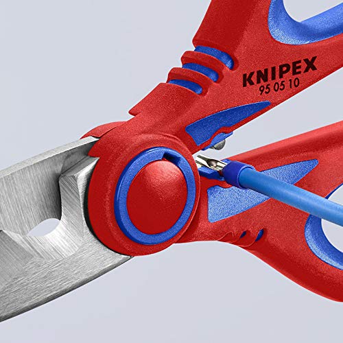 Image of KNIPEX Electricians' Shears, 6.25-Inch | With Crimp Area | For Ferrules | Pack of 4