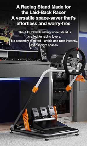 Image of PXN-A11Racing Wheel Stand Foldable Racing Simulator Cockpit Steering Wheel Stand for PXN-V12 VD4 VD6 VD10 Logitech G25 /G27 /G29 /G923 /GT500 /T300GT /T300RS /T500RS /TGT /TSPC /Fanntec CSR CSE /MOZA R3 R5 R9
