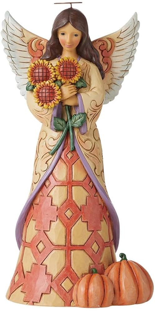 Enesco Jim Shore Heartwood Creek Fall Harvest Angel with