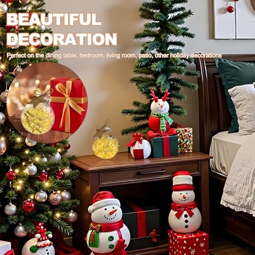 Verpackung für Geldgeschenke zu Weihnachten, Geld Schön Verpacken mit Frohe Weihnachten & Originelle Verpackung für Gutscheine, Weihnachtskugeln 10cm, Weihnachtsdekoration & Geschenkideen