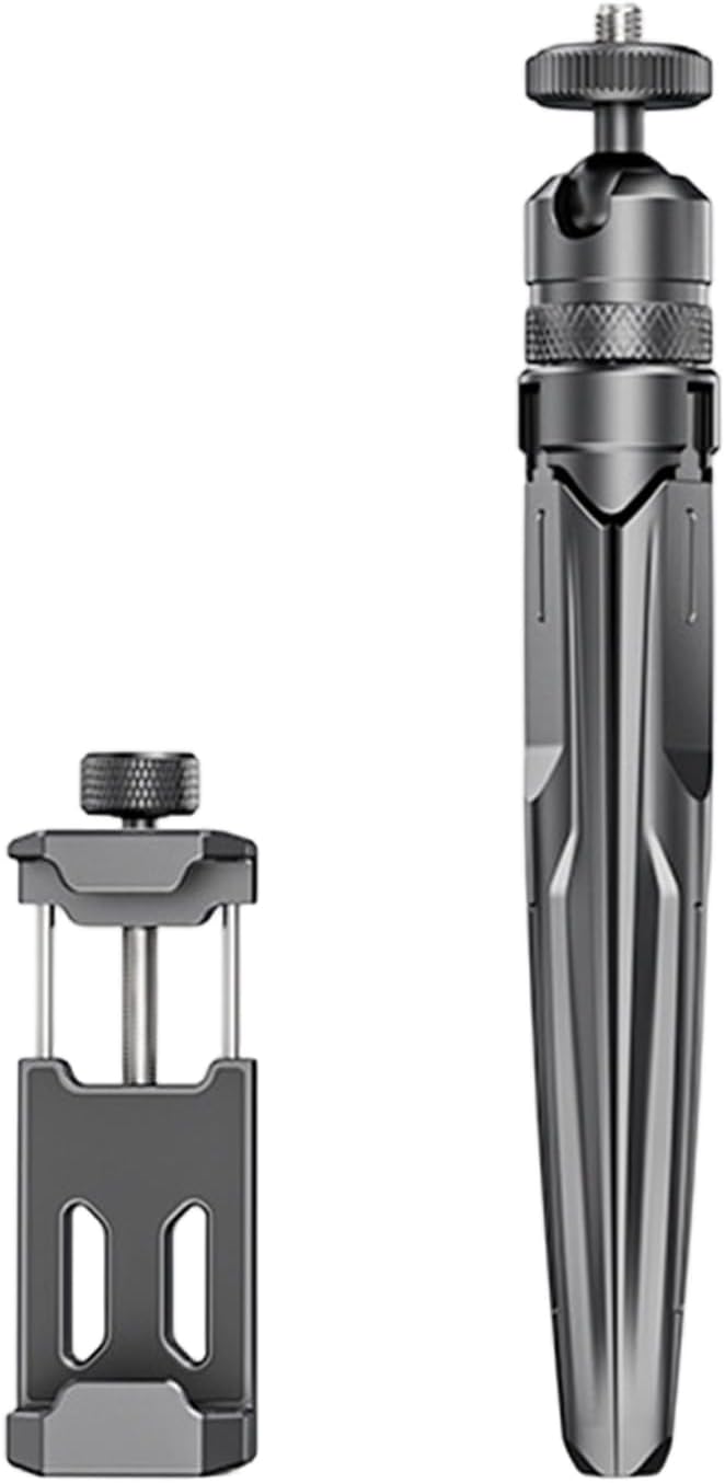Compact Easy Carry Adjustable Grip Tripod Versatile Phone Mount Stand Suitable for Outdoor Travel Use & Mobile Devices Double Screw