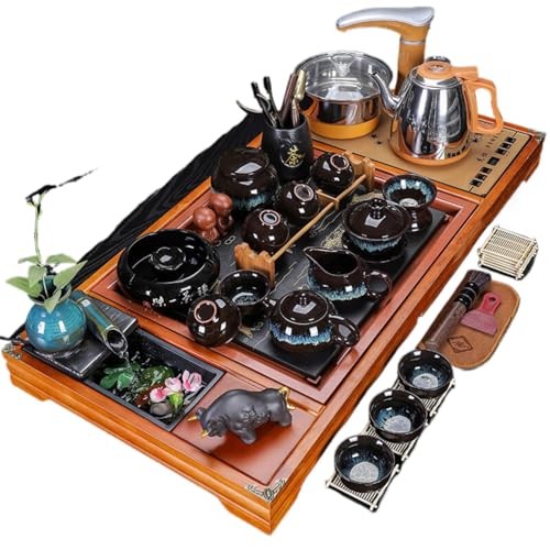 Juego de té automático con bandeja para tu sala de estar