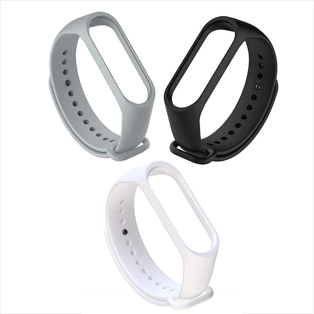 Inefable® Mi Band 3 & 4 Strap Band Wristband Strap Compatible with Mi Band M3 & M4 Original Device Not Included |