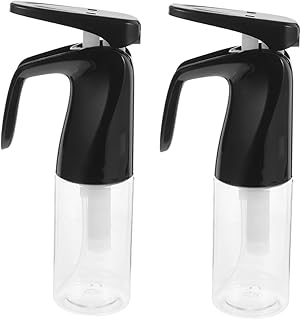 زجاجات بخاخ رذاذ للشعر للاستخدام في صالونات التجميل بتصميم شفاف لسهولة المراقبة متعددة الاستخدامات لرش النباتات ومنعشة البشرة والتسريب، قطعتين من فوميز