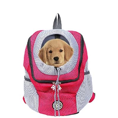 PAPIEEED Pet Carrier Backpack for small dog cat up to 2~26 lbs, Hands-Free Pet Travel Bag, Breathable Head-Out Design and Waterproof Bottom for Hiking & Travel