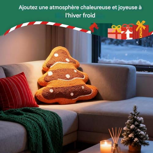 Coussin décoratif fêtes idée cadeau pour décoration maison - 3
