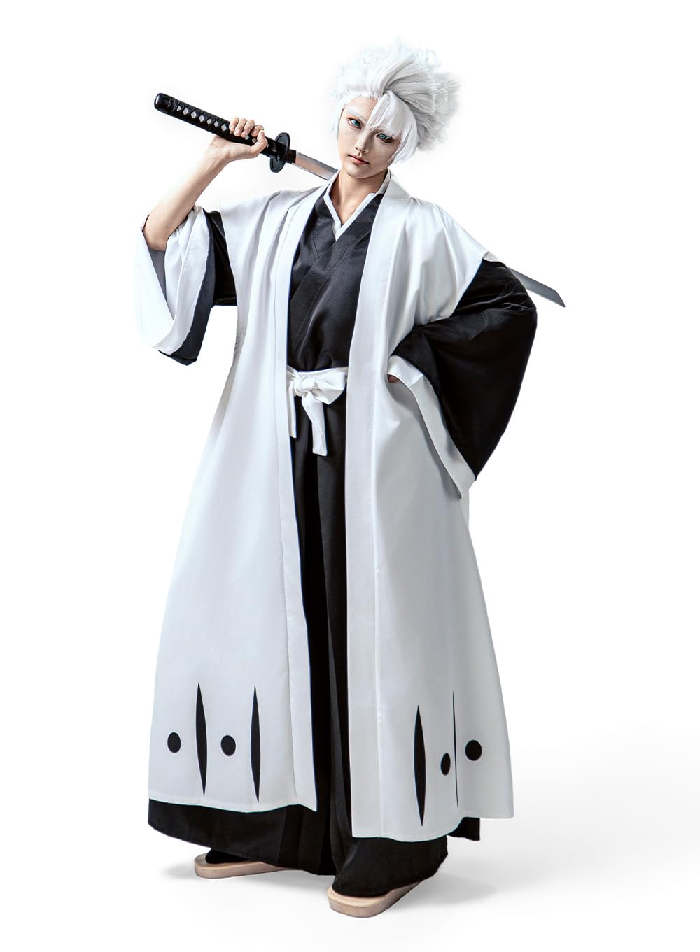 OSIAS Hitsugaya Toushirou Cosplay Costume With Thick Comfortable Fabric (M(170-180))