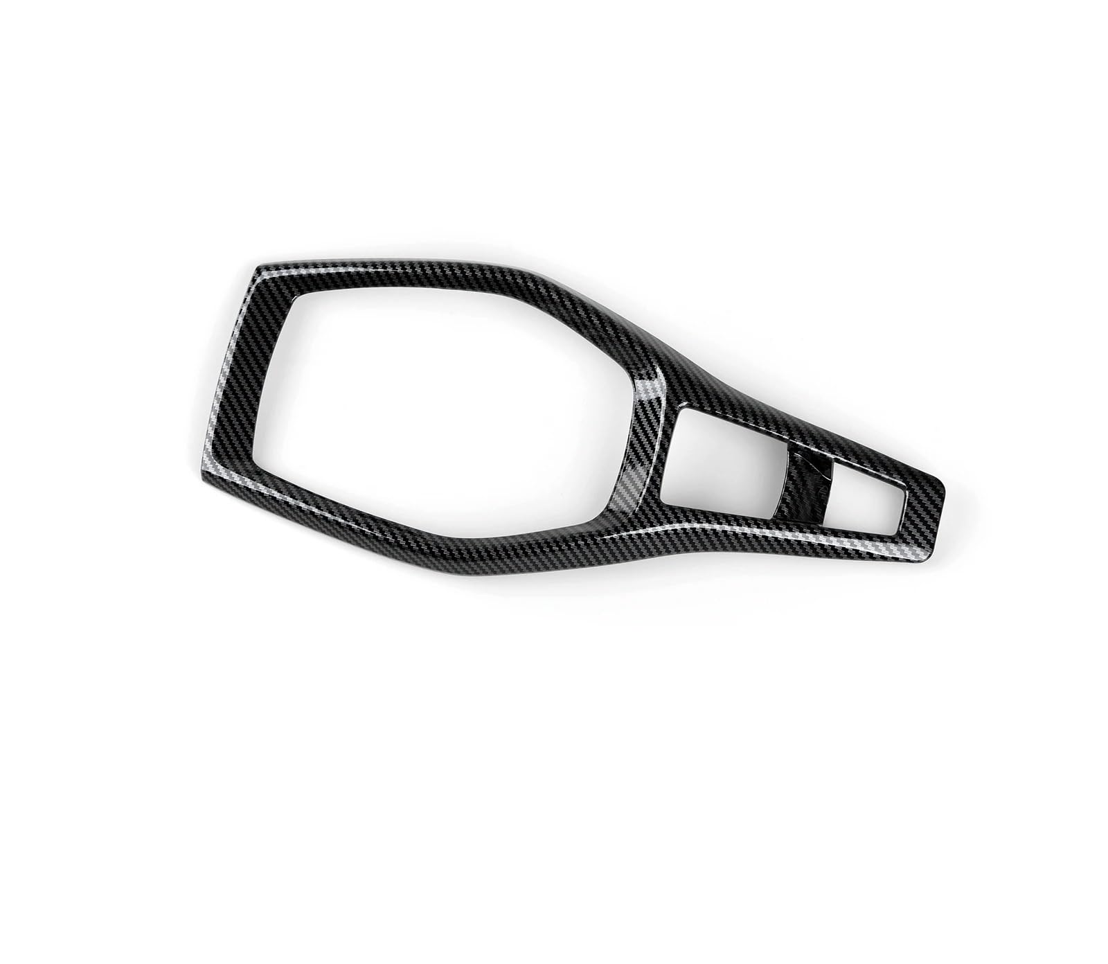 Car Interior Mouldings for Chevrolet for Camaro ZL1 2016-2026 Center Console Gear Shift Panel Carbon Fiber Interior Sticker ABS Trim Cover(Black)