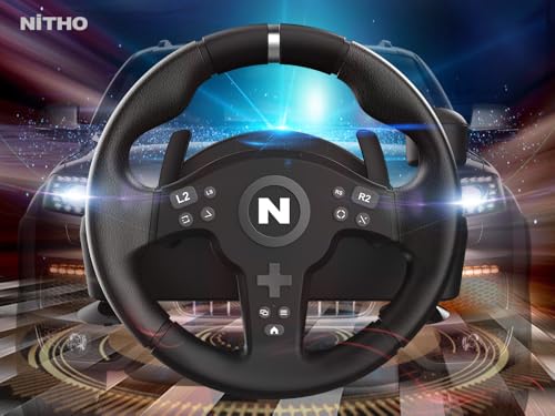 Nitho Racing Wheel for Steering Wheel Gaming, Drive Pro V200 Gaming Wheel, 270° Steering, Car Simulator with Pedals & Integrated Gear Shifter for PS4, Xbox One, Xbox Series X/S, PC - Image 3