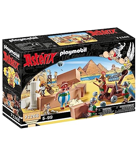 Playmobil 71268 Asterix: Edifis and the Battle of the Palace, working catapult of the Romans, collection play figures - Image 2