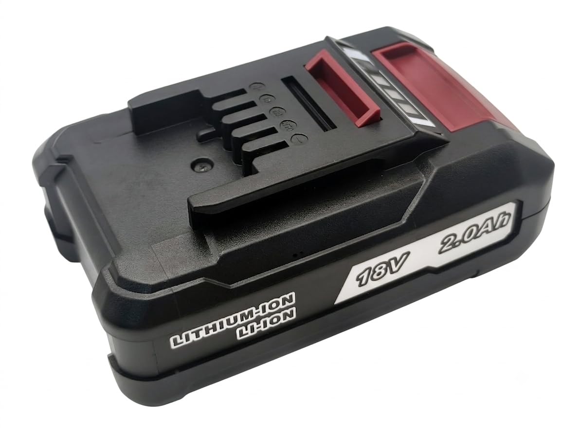 2 batterie EH1820 18 V 2,0 Ah agli ioni di litio compatibili con utensili a batteria Einhell serie Power X-Change da 18 V, batteria ricaricabile da 36 Wh con indicatore di carica LED a 3 livelli