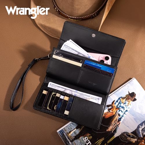 Wrangler Cow Print Tote Bags and Western Tooling Wallets for Women2