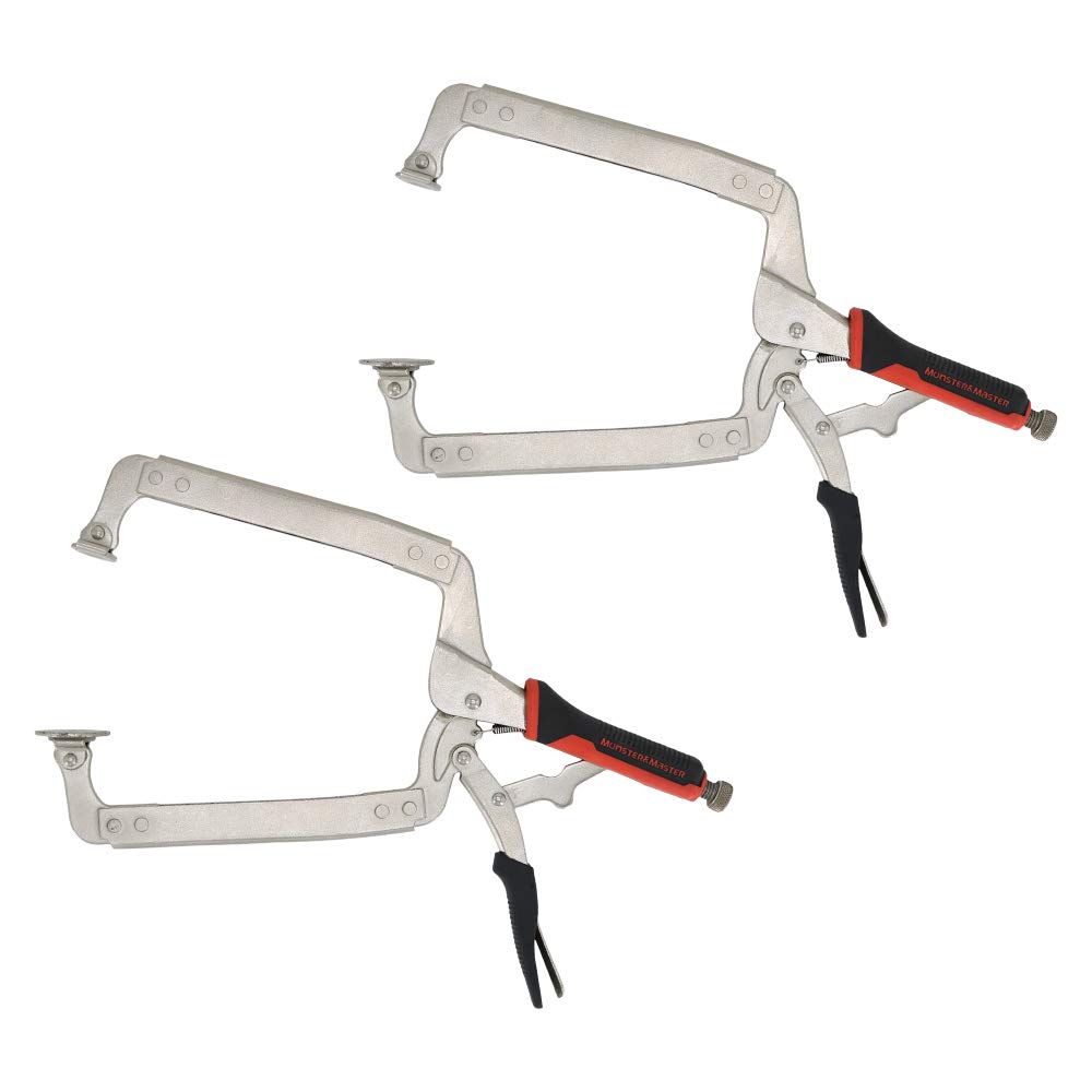 Monster and Master 18 C Clamp Locking Pliers 2 Pack