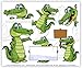 Cartoon Alligator Clip Art - Cute Alligator Mascot Stock Illustration!
