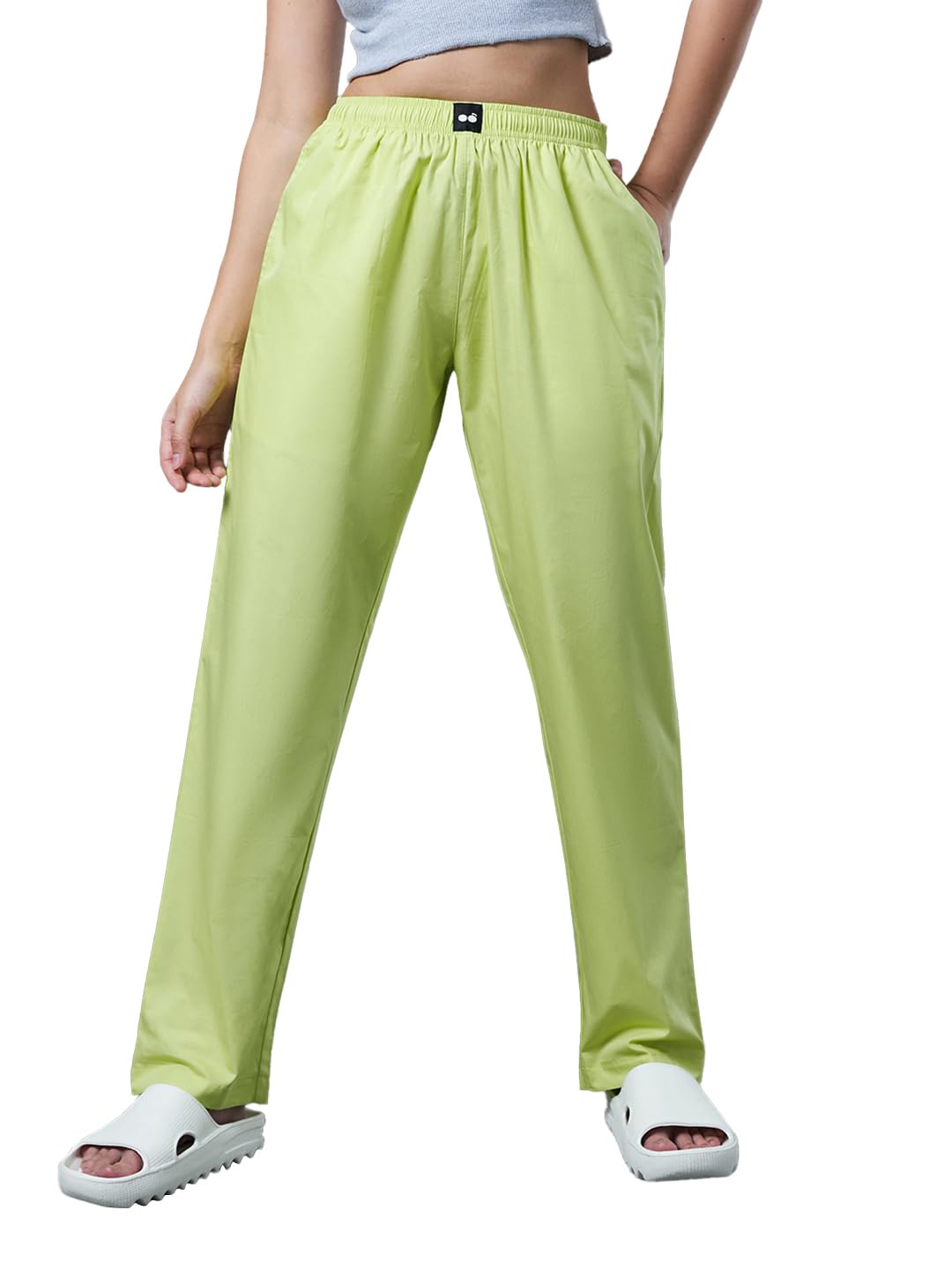 bewakoof Women's 100% Poplin Cotton Solid Regular Fit Pyjama-picture-19