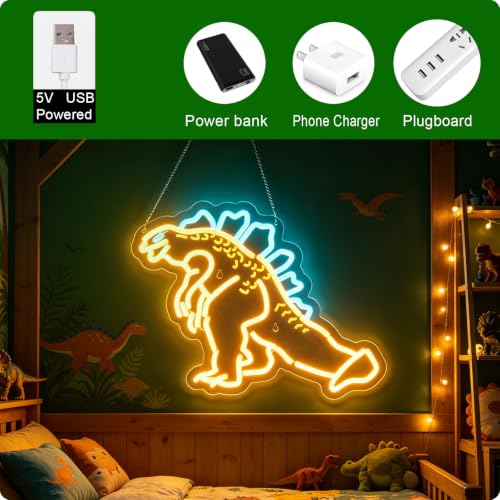 Image of Monster Neon Sign Anime Neon Light for Wall Decor(16.5x12.6 Inch)