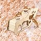 Hamster ZubehöR, Meerschweinchen Zubehoer Labyrinth-Tunnel FüR Hamsterhaus, Hamster Tunnel Holz-Hamstertunnel, Hamsterspielzeug, Gerbilspielzeug, RattenkäFigzubehöR (32 X 10,8 X 15,3 cm)