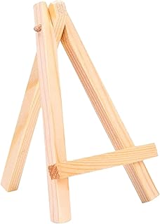 COHEALI Suporte De Sinal 8 Pçs Cavalete De Livro Cavaletes De Artes E Ofícios Mini Cavalete De Madeira Mini Cavalete De Madeira Cavalete Quadro- Cavalete Para Bambu Mini Cavalete