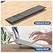 SUNTAIHO Portable Invisible Laptop Stand, Mini Aluminum Cooling Pad,Computer Keyboard Mount Kickstand,Ergonomic Lightweight Laptop Desk Stand (2pcs(Black))