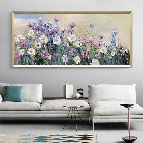 Affiches et impressions de fleurs bleues grand format 80x160 cm