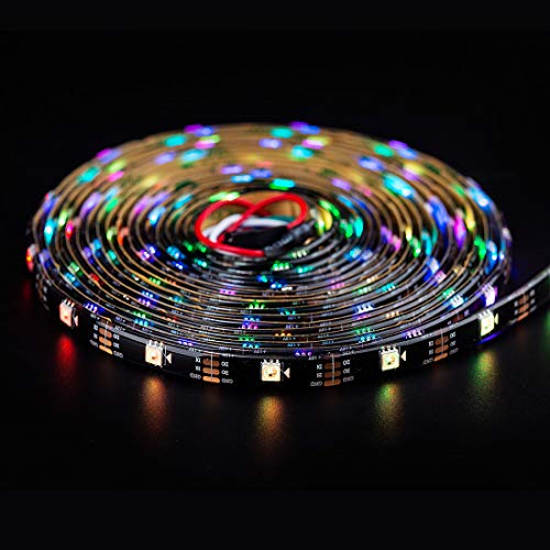 Tira LED RGB 16.4ft BTF-LIGHTING WS2815 con Control Remoto miniatura 2