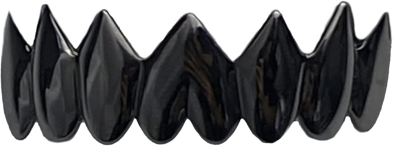 Grillz Black Shark para 8 dientes inferiores miniatura 1