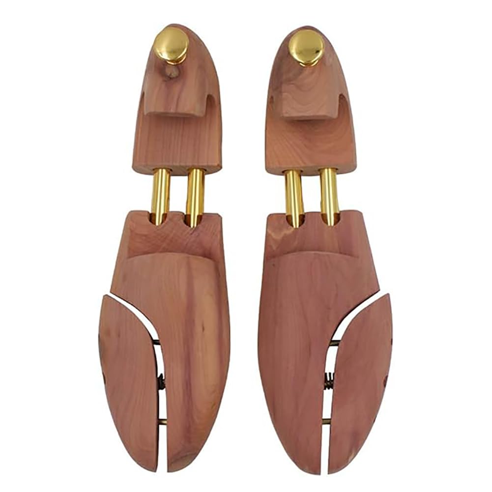 Paquete De 6 Hormas De Zapatos De Cedro, Hormas De Madera Lisa, Zapatero Portátil Unisex, Hormas Ajustables, Tallas 35-46, Se Adapta A Zapatillas O Botas,46 Yards