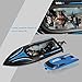 Goolsky H100 RC Boat 2.4GHz Remote Controlled Boat High Speed Racing with 180 Flip, Electric Submarine for Teens and Adults