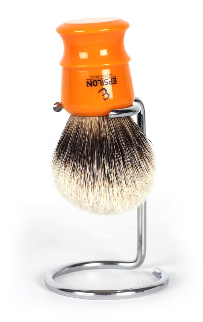 Epsilon Butterscotch - Pennello da barba con tasso, 50/26 mm