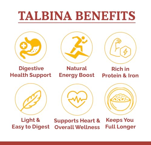 Image of My Herbal Remedies Talbina | Nutritious Barley-Based Healthy Breakfast Porridge | Rich in Protein, Fiber & Iron | Wholesome Islamic Sunnah Food | 500g | Pack of 1