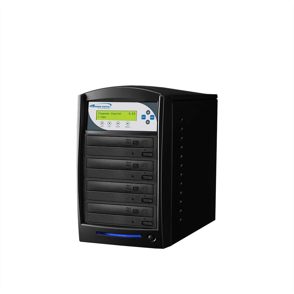 可動品 VINPOWER DIGITAL DVD・CD デュプリケーター 1対7 日本語表示