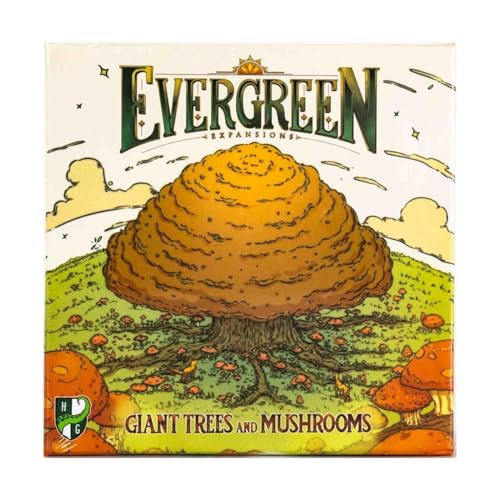 Horrible Guild | Evergreen Giant Trees and Mushrooms | Expansion | Two Modular Expansions for Evergreen | 1 to 4 Players Ages 8+ | English